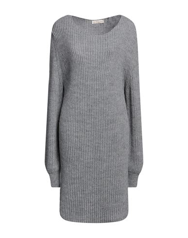 Cashmere Company Woman Sweater Grey Size 8 Wool, Alpaca Wool