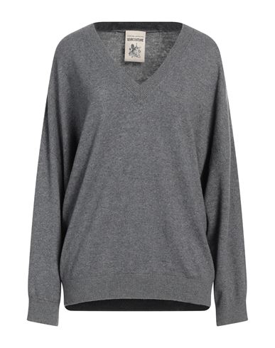 Shop Semicouture Woman Sweater Grey Size M Cashmere, Polyamide