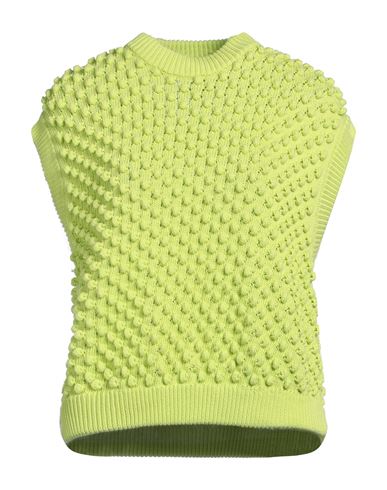 Bonsai Woman Sweater Acid Green Size S Cotton