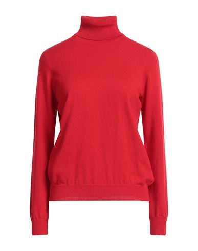 Ballantyne Of Peebles Woman Turtleneck Red Size 8 Cashmere