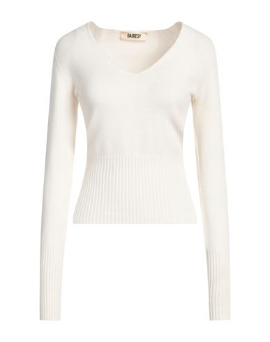 Dairesy Woman Sweater Ivory Size S Viscose, Polyester, Polyamide In White