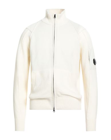 C.p. Company C. P. Company Man Cardigan Cream Size 38 Wool, Polyamide