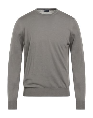 Hindustrie Man Sweater Taupe Size 38 Merino Wool