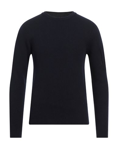 C.P. COMPANY C. P. COMPANY MAN SWEATER MIDNIGHT BLUE SIZE 36 WOOL, POLYAMIDE 