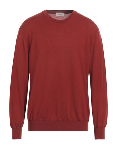 Shop Altea Man Sweater Brown Size Xxxl Virgin Wool