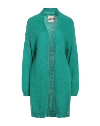 Shop Aniye By Woman Cardigan Emerald Green Size Onesize Acrylic, Polyamide, Mohair Wool