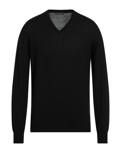 Alessandro Dell'acqua Man Sweater Black Size 3xl Merino Wool