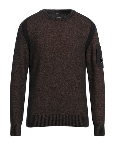 C.p. Company C. P. Company Man Sweater Brown Size 48 Polyamide, Wool
