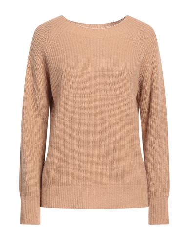 Pour Moi Woman Sweater Camel Size Onesize Wool, Cashmere In Beige