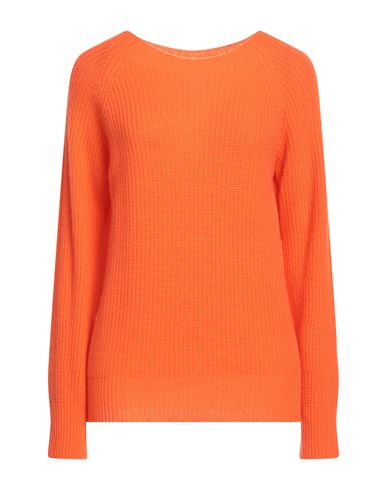 Pour Moi Woman Sweater Orange Size Onesize Wool, Cashmere