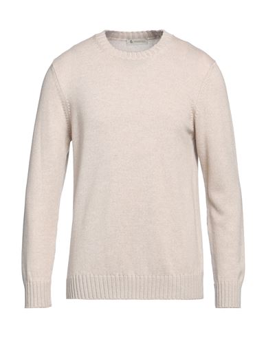 Piacenza Cashmere 1733 Man Sweater Beige Size 48 Virgin Wool