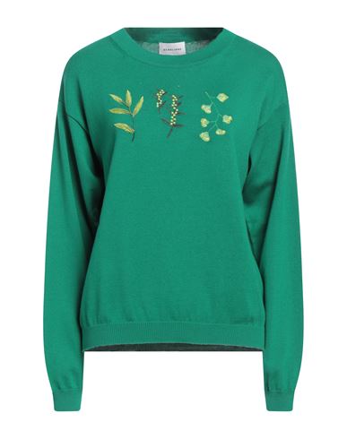 Scaglione Woman Sweater Green Size L Cotton