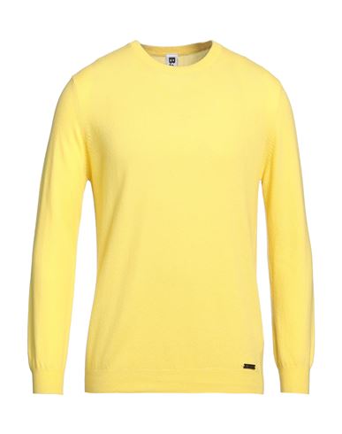 Shop Bark Man Sweater Yellow Size L Wool, Viscose, Polyamide, Cashmere