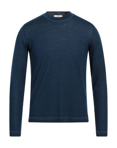 Panicale Man Sweater Blue Size 36 Wool, Silk