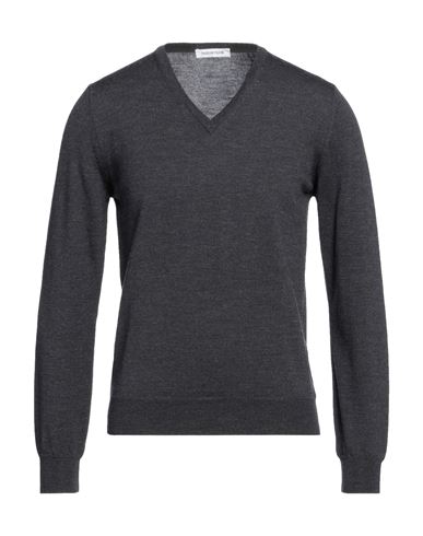 Tailor Club Man Sweater Steel Grey Size 38 Virgin Wool