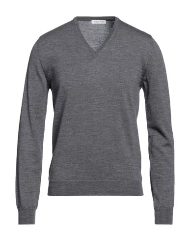 Tailor Club Man Sweater Lead Size 38 Virgin Wool In Grey