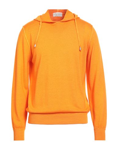 Filippo De Laurentiis Man Sweater Orange Size 42 Merino Wool In Orange
