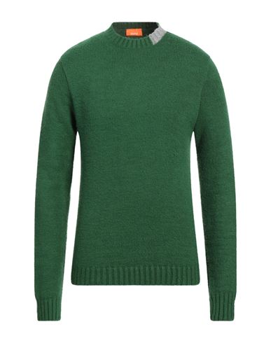 Suns Man Sweater Green Size Xxl Polyamide, Viscose