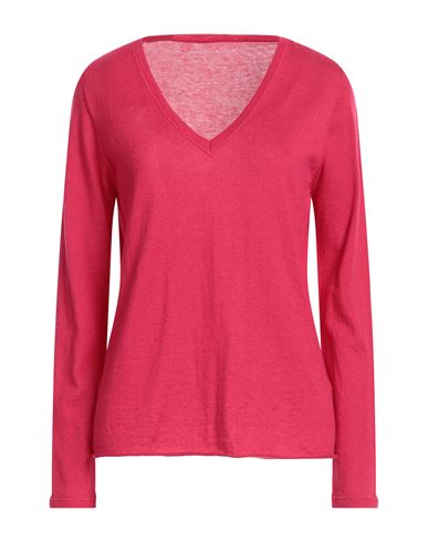 Majestic Filatures Woman Sweater Fuchsia Size 1 Cashmere In Pink