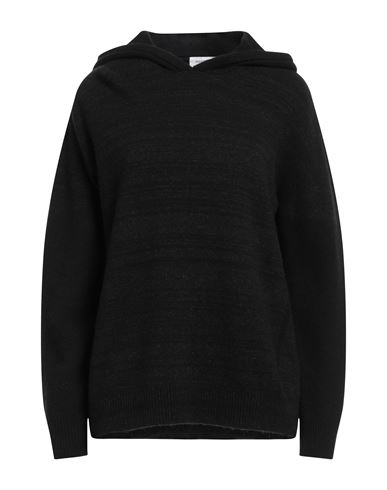 Pianurastudio Woman Sweater Black Size L Wool, Polyamide