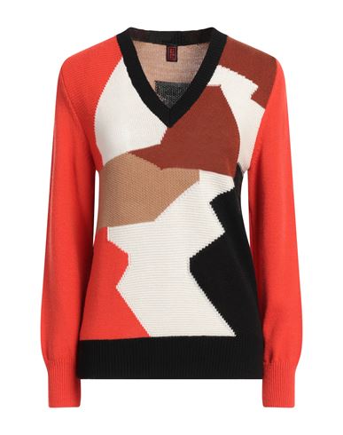 Stefanel Woman Sweater Orange Size Xs Acrylic, Wool