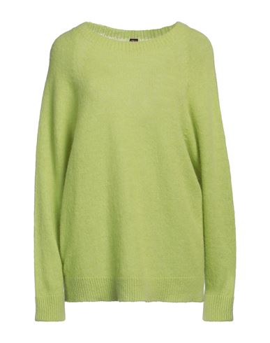 Stefanel Woman Sweater Acid Green Size L Polyamide, Wool, Alpaca Wool