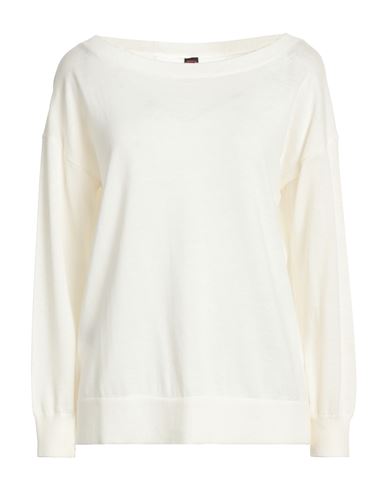 Shop Stefanel Woman Sweater White Size L Merino Wool