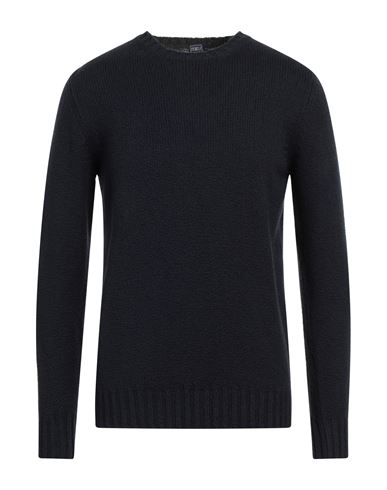 Fedeli Man Sweater Midnight Blue Size 40 Cotton