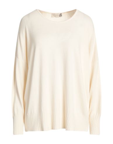 Haveone Woman Sweater Ivory Size Onesize Viscose, Polyamide In White