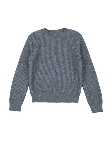 Shop Aymara Toddler Boy Sweater Slate Blue Size 3 Baby Alpaca Wool, Polyamide, Merino Wool