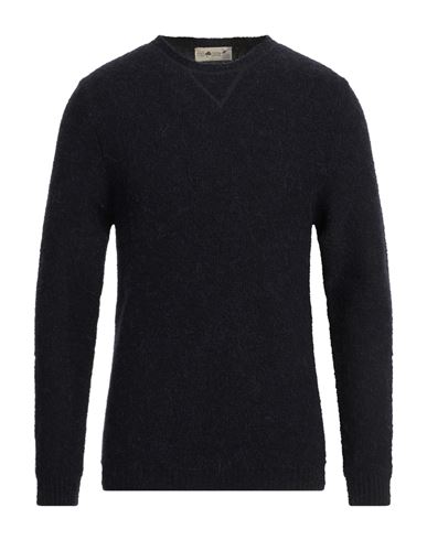 Shop Irish Crone Man Sweater Midnight Blue Size Xxl Alpaca Wool, Polyacrylic, Polyamide, Wool