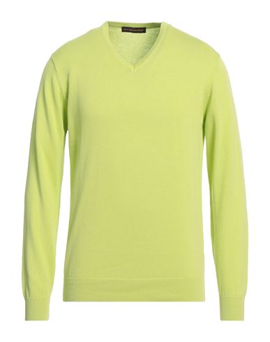 En Avance Man Sweater Acid Green Size L Cotton