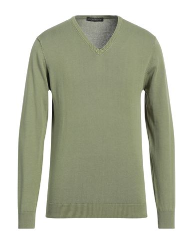 En Avance Man Sweater Military Green Size Xl Cotton