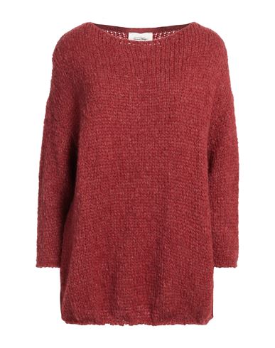 American Vintage Woman Sweater Brick Red Size Xs/s Polyacrylic, Alpaca Wool, Merino Wool, Polyamide