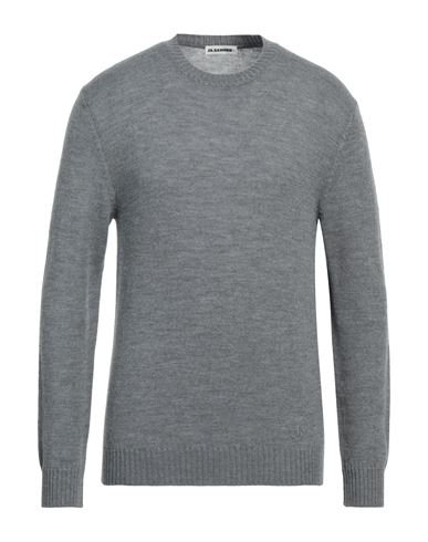 Jil Sander Man Sweater Grey Size 40 Virgin Wool, Cashmere, Polyamide