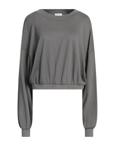 American Vintage Woman Sweater Grey Size L Viscose, Cotton