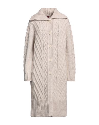 Shop Stefanel Woman Cardigan Beige Size M Acrylic, Wool, Alpaca Wool