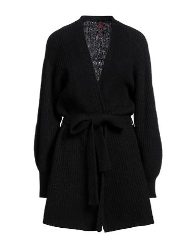 Stefanel Woman Cardigan Black Size L Polyamide, Wool, Alpaca Wool