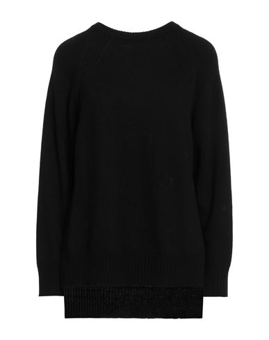 Stefanel Woman Sweater Black Size Xl Merino Wool, Viscose, Polyamide, Cashmere