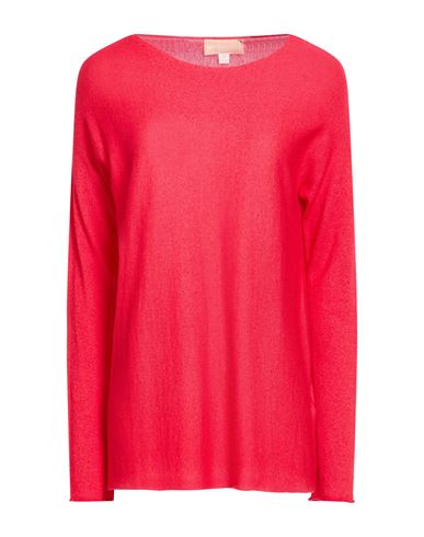 120% Lino Woman Sweater Red Size S Cashmere In Red