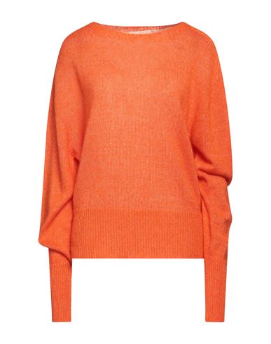 Pullover Damen Orange M Damen