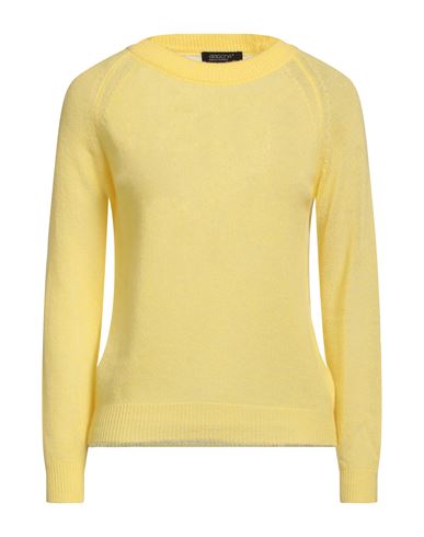 Aragona Woman Sweater Yellow Size 8 Cashmere, Polyamide
