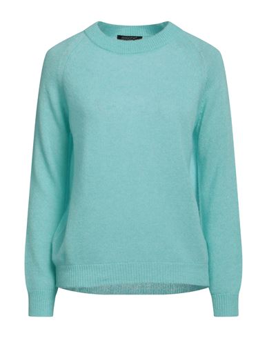 Aragona Woman Sweater Turquoise Size 10 Cashmere, Polyamide In Blue