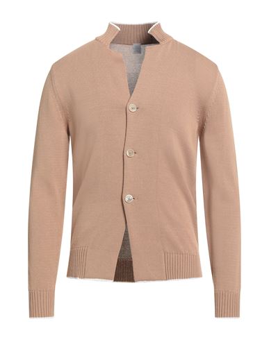 Eleventy Platinum Man Cardigan Camel Size S Cotton In Brown