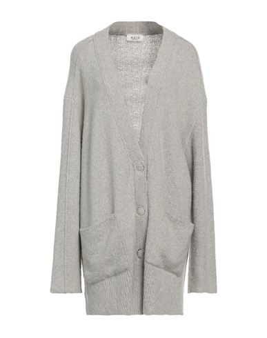 Aviu Aviù Woman Cardigan Light Grey Size 6 Cashmere, Polyamide, Wool, Elastane In Gray