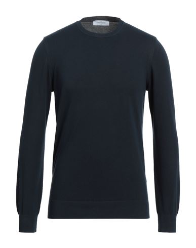 Gran Sasso Man Sweater Midnight Blue Size 38 Cashmere In Blue