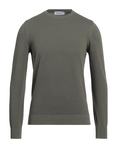 GRAN SASSO GRAN SASSO MAN SWEATER MILITARY GREEN SIZE 38 COTTON