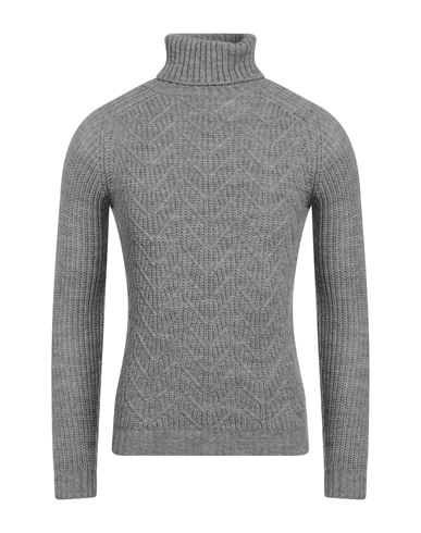 Shop North Pole Man Turtleneck Grey Size Xxl Wool, Acrylic