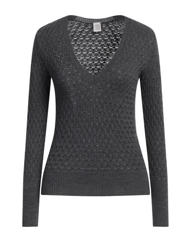 Shop Eleventy Woman Sweater Lead Size M Wool In Grey