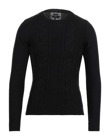 North Pole Man Sweater Black Size 3xl Wool, Acrylic